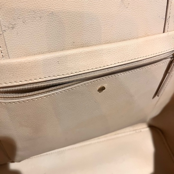 Kate Spade Lily Ave Carrigan Black Patent Leather Scallop Large Tote - Picture 7 of 9